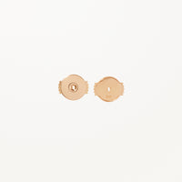 Beaded Earrings, Large lab diamond yellow gold studs 2 ctw